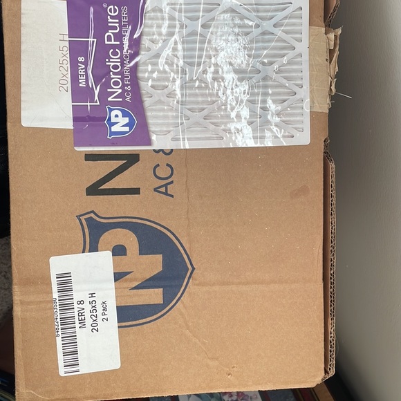 Nordic Pure 20x25x5 MERV 8 Pleated Honeywell Replacement Air Filters- 2 Pack - Picture 8 of 8